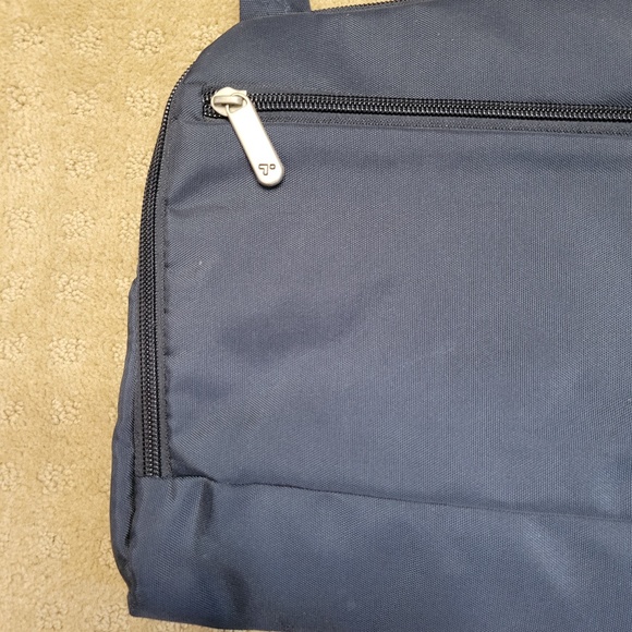 Travelon Anti-Theft Classic Crossbody Security Travel Bag Purse Midnight - Blue - Picture 10 of 14